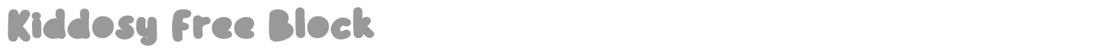 Kiddosy font preview